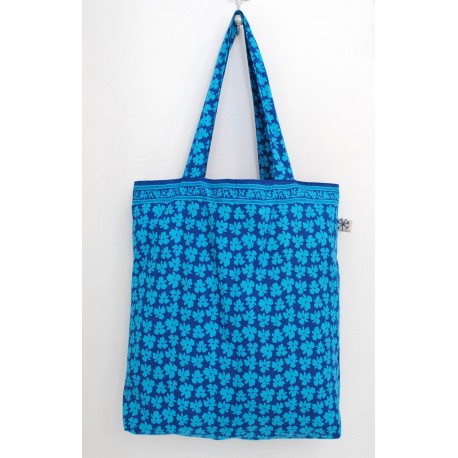 Summer Blue cotton bag