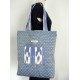 White & Light Blue handbags