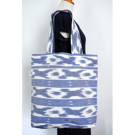 White & Light Blue handbags