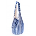 Blue white shoulder bag summer 2018 Handmade Handbags