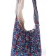 Blue floral handmade shoulder bag collection 2018